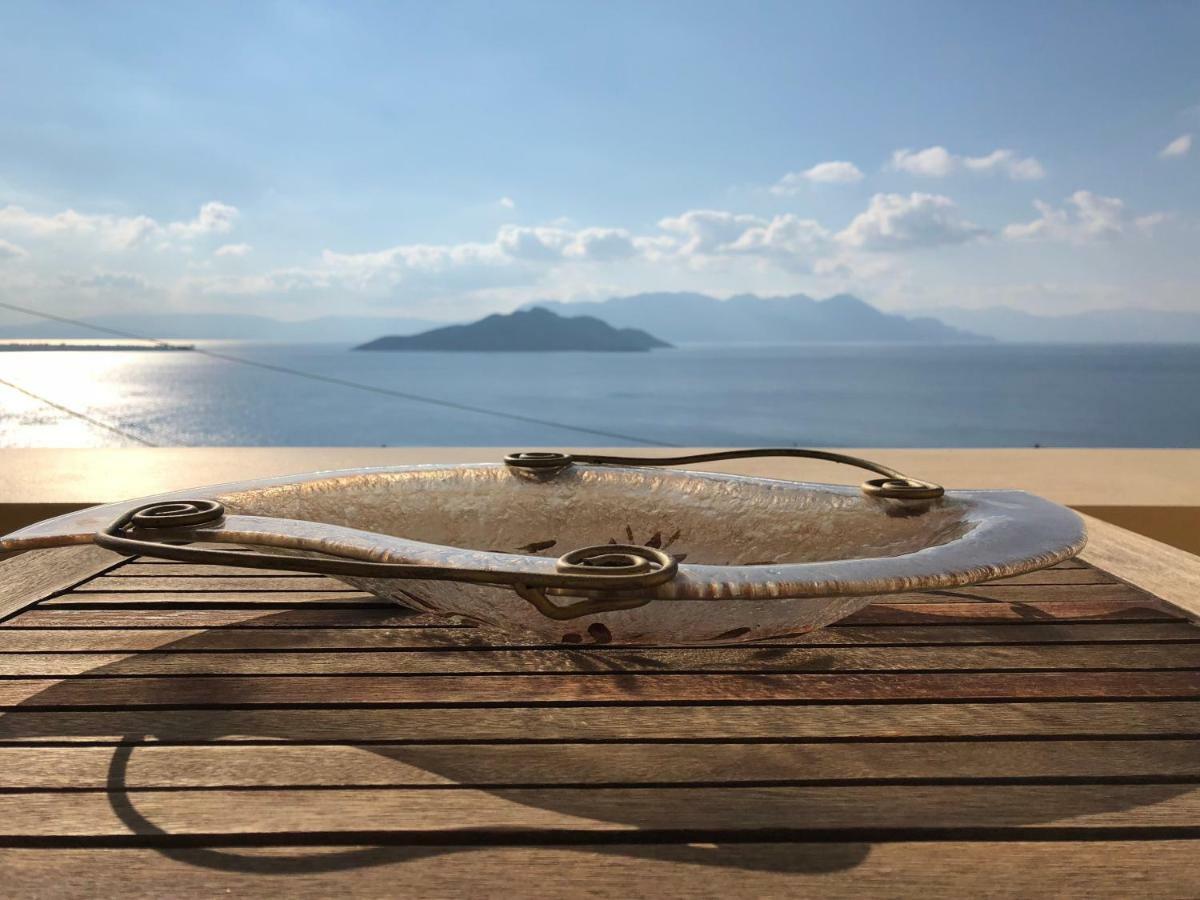 Villa Breathtaking Seaview House Aegina Exterior foto